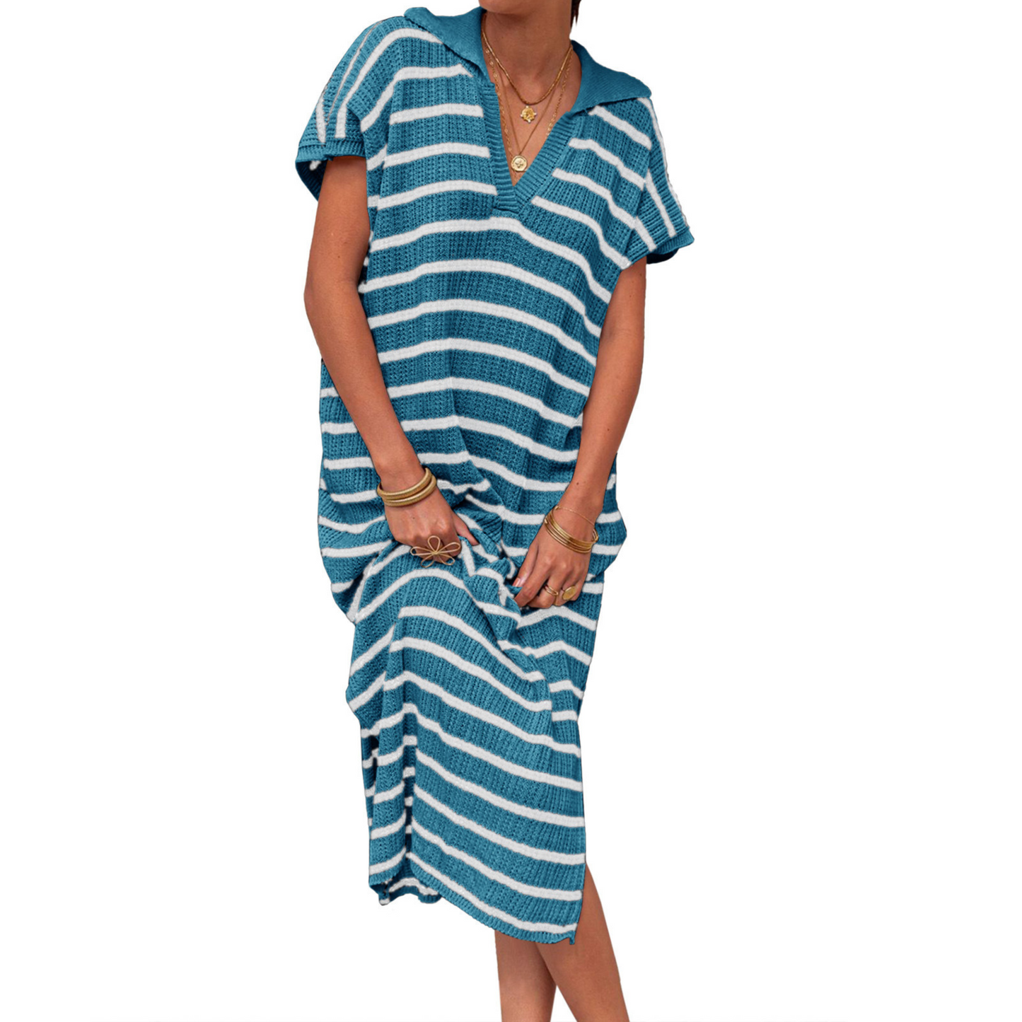 ODESSA™ - Summer Graceful Slit Loose Maxi Dress