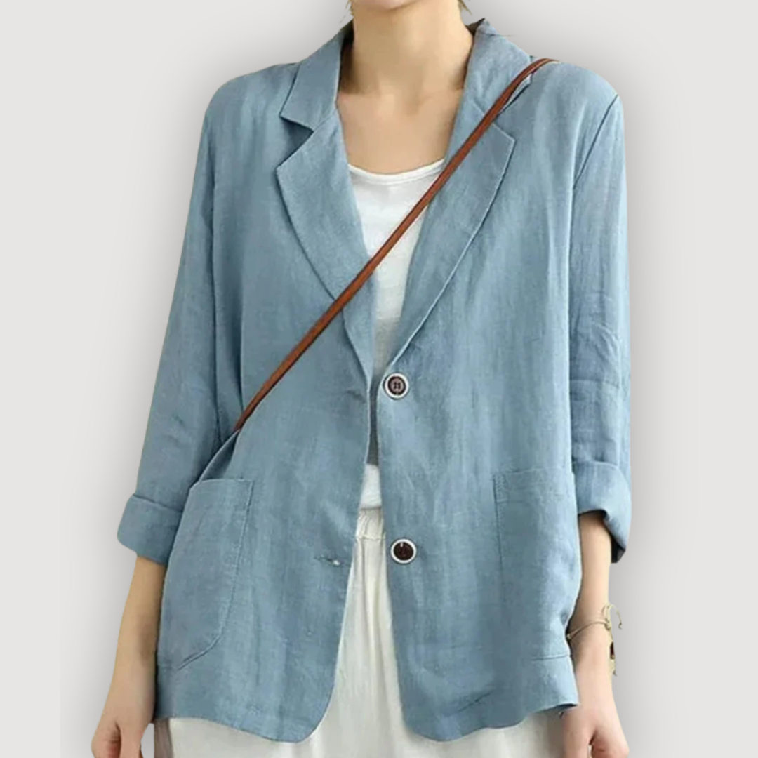 MAREN – LINEN BLAZER