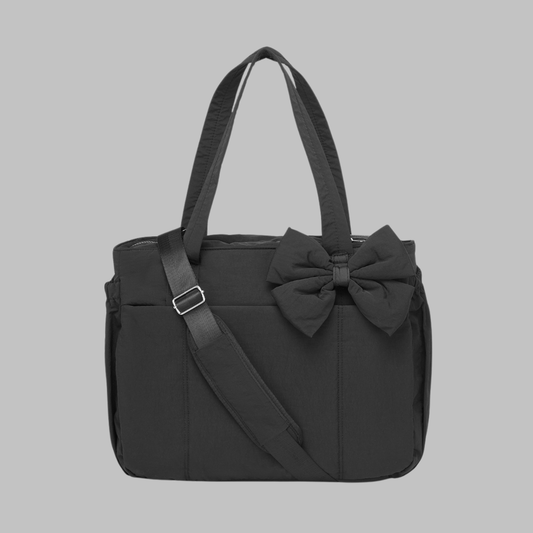 LEILANI™ - Chic Bow Laptop Friendly Puffy Handbag