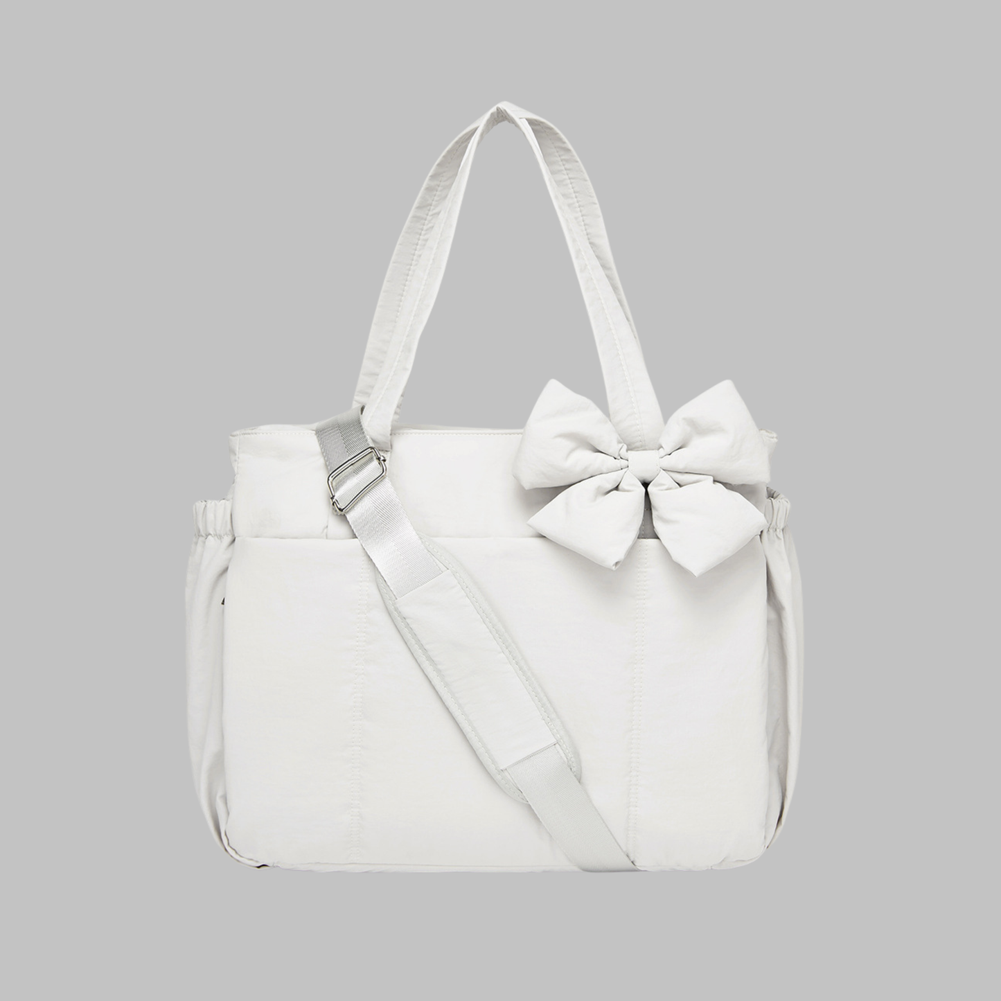 LEILANI™ - Chic Bow Laptop Friendly Puffy Handbag